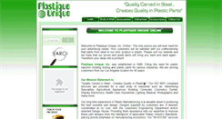 Desktop Screenshot of plastiqueuniqueinc.com